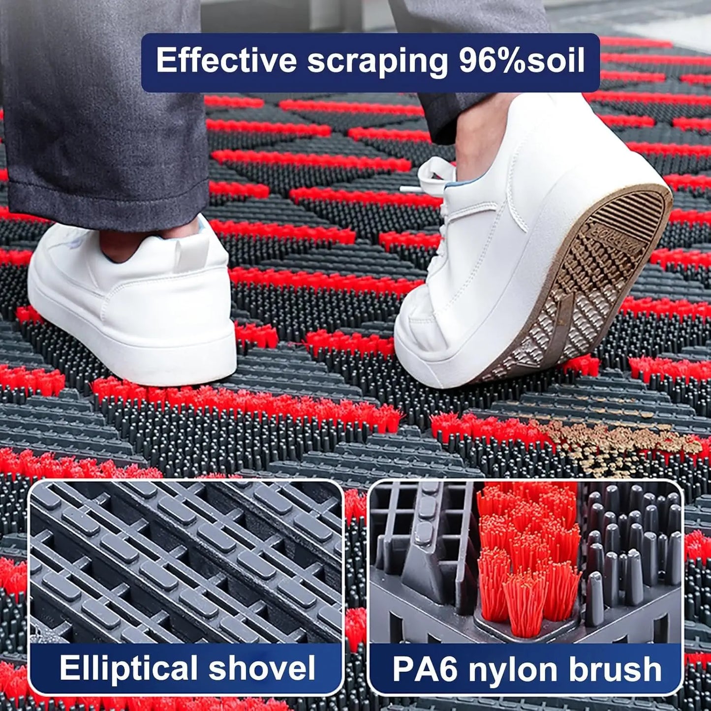 Modular Anti-Slip Floor Mat Tiss Living