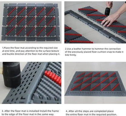 Modular Anti-Slip Floor Mat Tiss Living